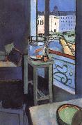 Henri Matisse Fish tank in the room oil